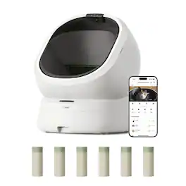PETLIBRO - Luma Smart Automatic Litter Box&Waste Bag Accessory Kit - White