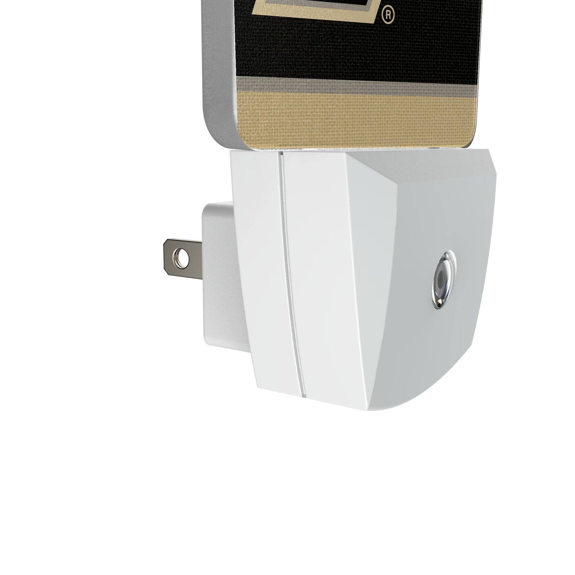 Alt View 2. Keyscaper - Purdue Boilermakers Stripe Design Nightlight 2-Pack - Multicolor.