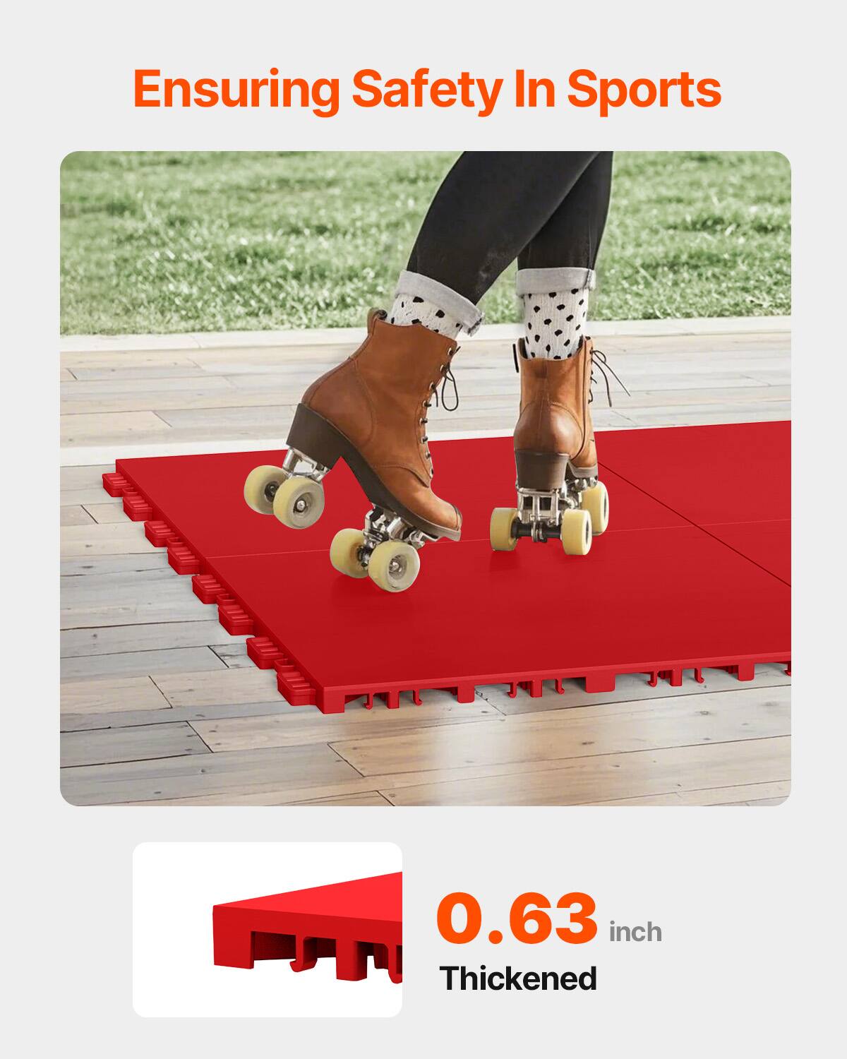 Ensuring Safety In Sports
0.63 inch Thickened