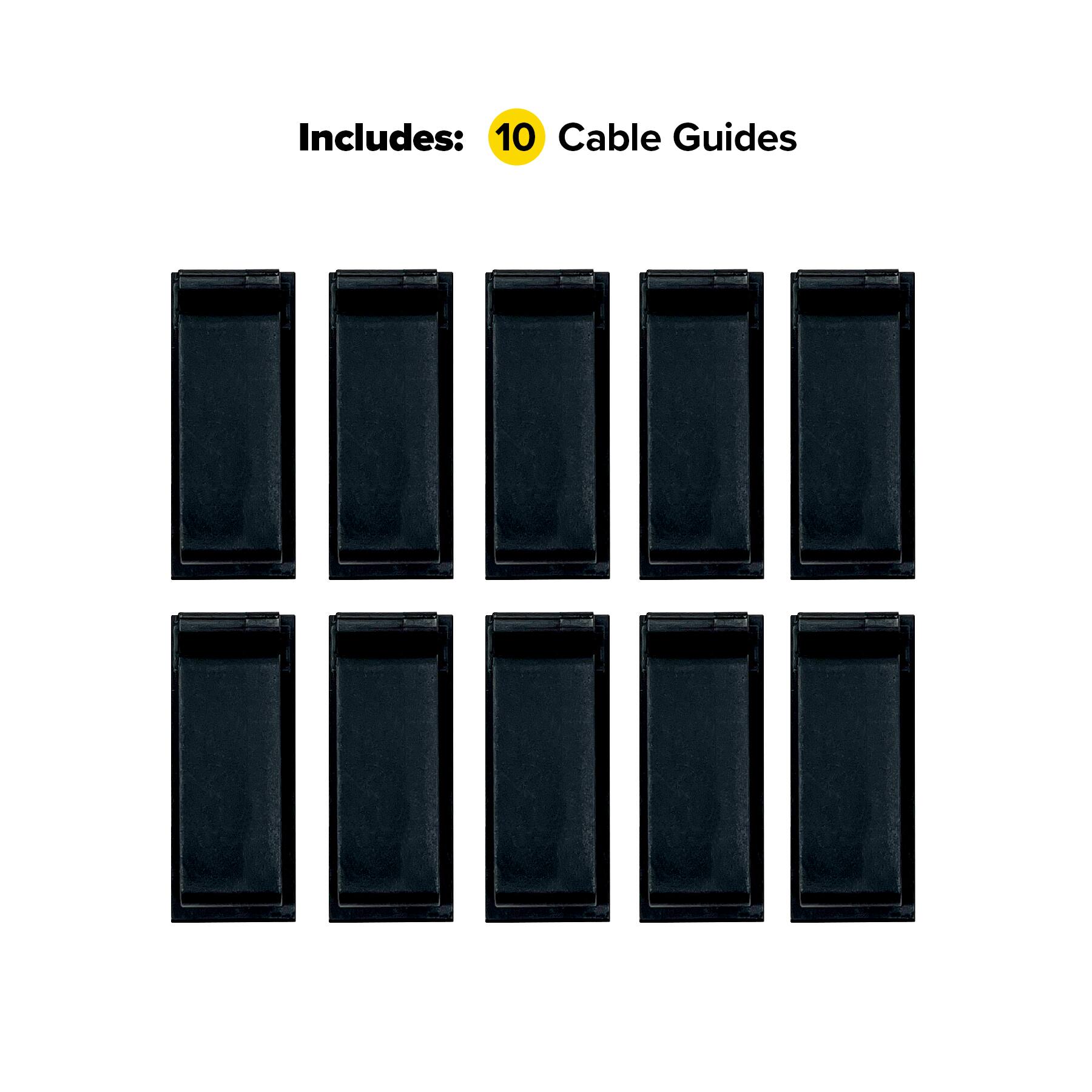 Includes: 10 Cable Guides