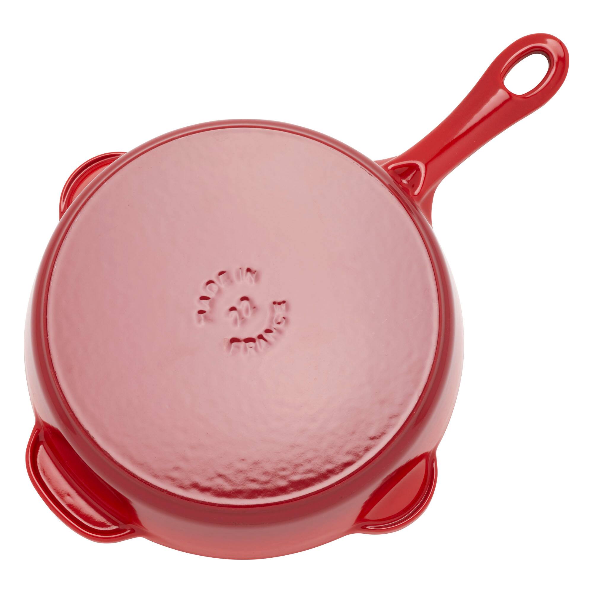 Alt View 4. Staub - STAUB Cast Iron 8.5-inch Traditional Deep Skillet - Cherry - Cherry.