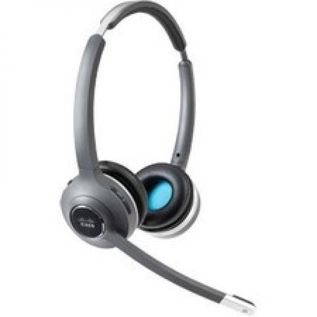 Front. Cisco Consumer Products - Cisco 562 Headset - Stereo - Wireless - DECT 6.0 - 300 ft48 kHz - Over-the-head - Binaural - Supra-aural - Unknown.