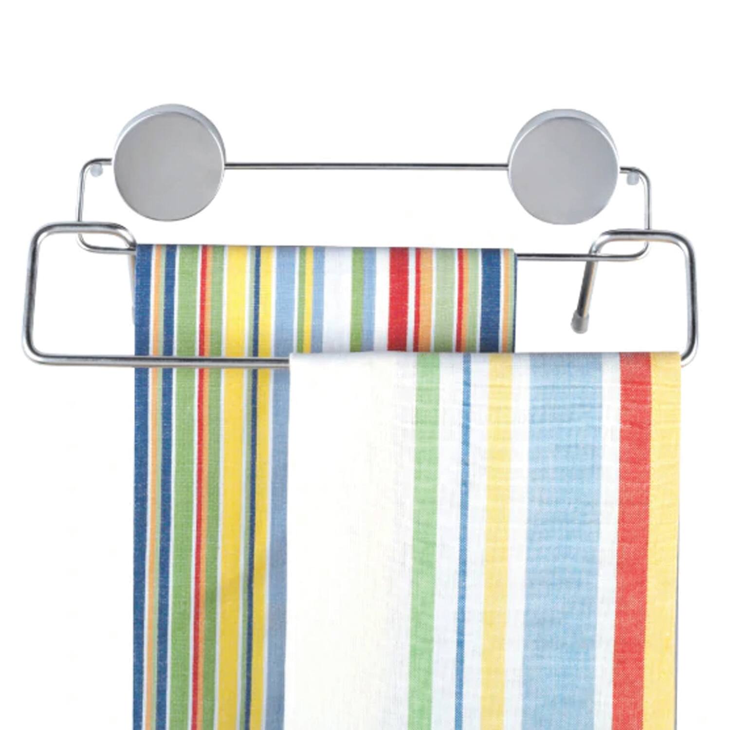 Front. Better Houseware - Better Houseware 2409 Stainless Steel Magnetic Towel Bar - silver.