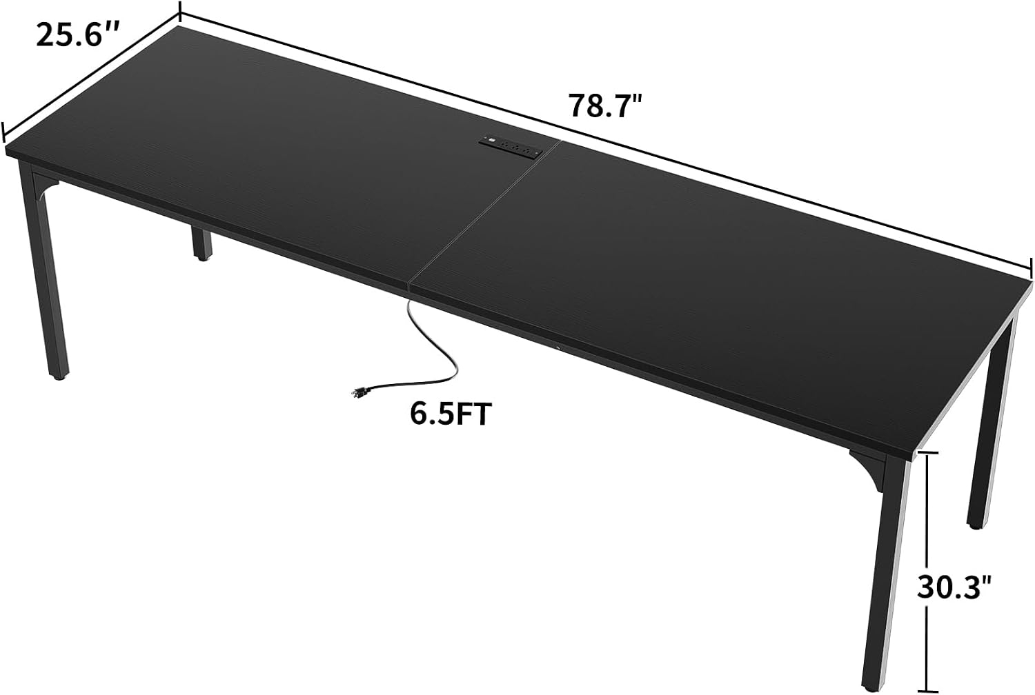 25.6" 78.7" 6.5FT 30.3"
