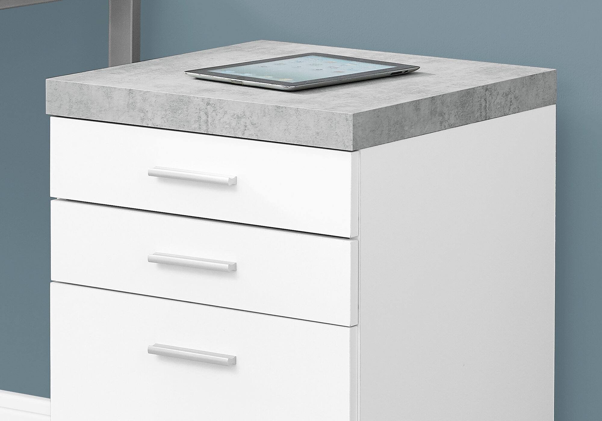Angle. APRILSOUL - File Cabinet, Rolling Mobile, Storage Drawers, Printer Stand, Office, Work.
