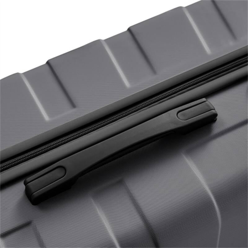 Alt View 4. HTUTWOO - Luggage Sets ABS Hardshell 3pcs - Hardside Lightweight Suitcase Sets, Spinner Wheels Suitcase with TSA Lock, 20"/24"/28 - Gray.