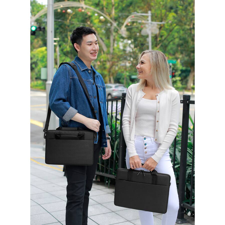 Alt View 2. Dell - Dell EcoLoop Pro Carrying Case (Sleeve) for 15" to 16" Notebook - Black - Black.