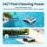 24/7 Pool Cleaning Power
When the battery is low, the EcoSurfer M2 moves to a sunny spot for solar charging
- Solar-Power
- DC Charging