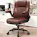 Front. KERDOM - Swivel Tilt Gamer Ergonomic Computer Chair with Lumbar Support, Height Adjustable, Adjustable Arms Space Saving - Vintage Brown.