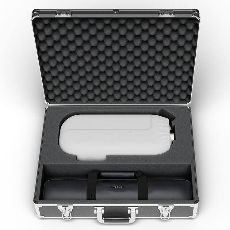 Back. Vaonis - Vaonis Vespera Pro 2 Smart Astrophotography Telescope w/ App Control, 11Hr Battery & Carbon Fiber Tripod - White.