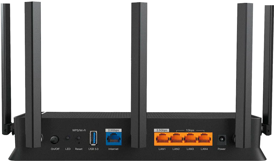 TP Link Archer BE5000 Dual Band Wi Fi 7 Router Black Archer BE5000 ...