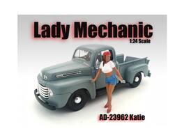 Lady Mechanic Katie Figurine for 1/24 Scale Models by American Diorama - Multi