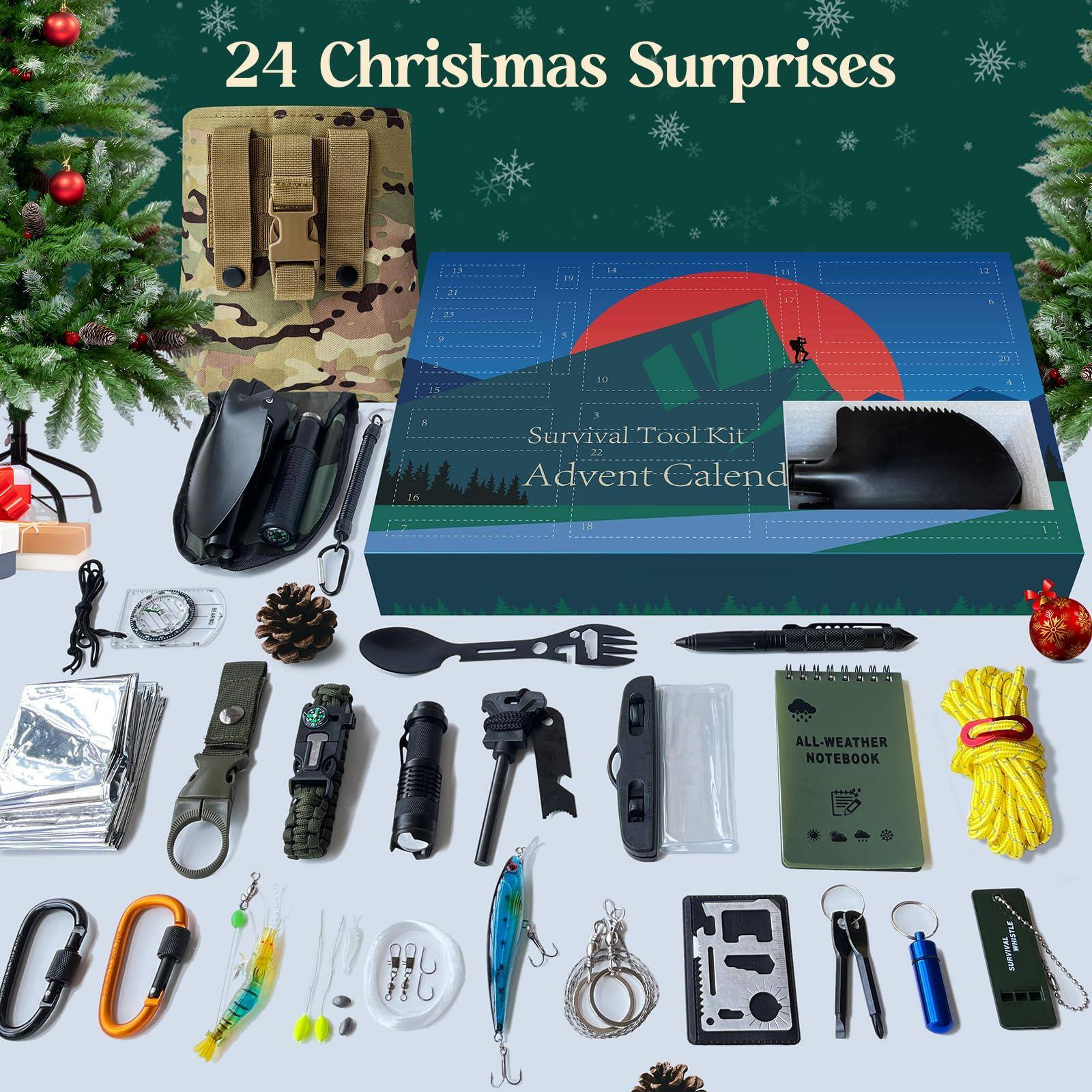 24 Christmas Surprises

Survival Tool Kit Advent Calendar

ALL-WEATHER NOTEBOOK