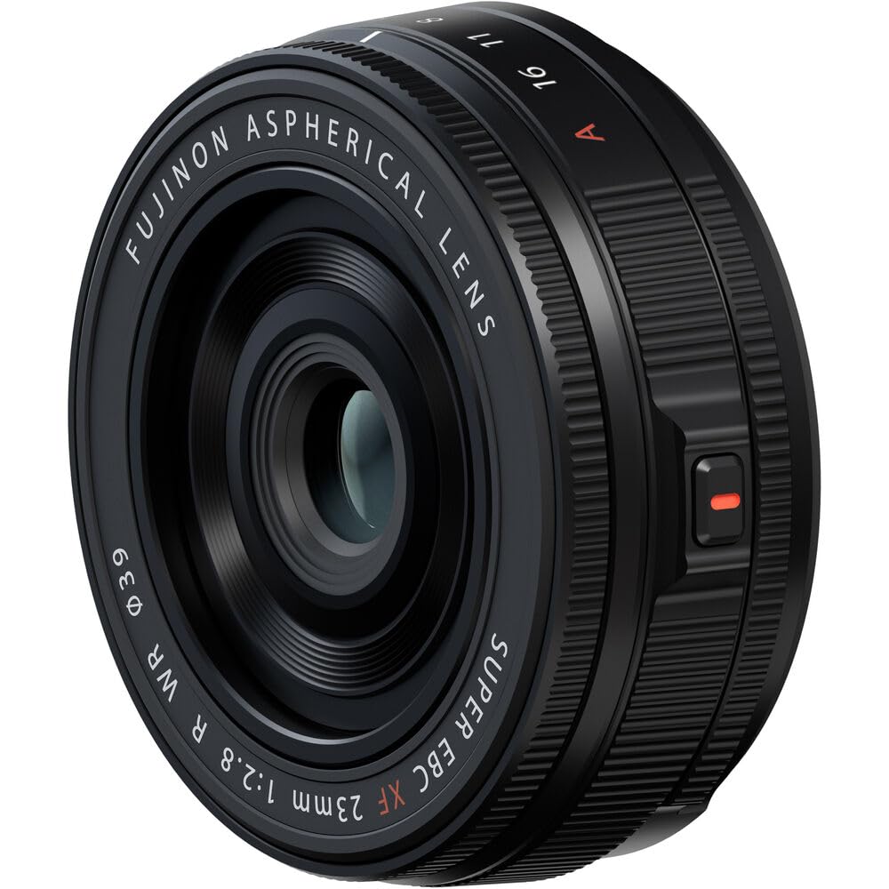 "FUJINON ASPHERICAL LENS 39 WR SUPER R 8 EB 1:2.8 23mm XF"