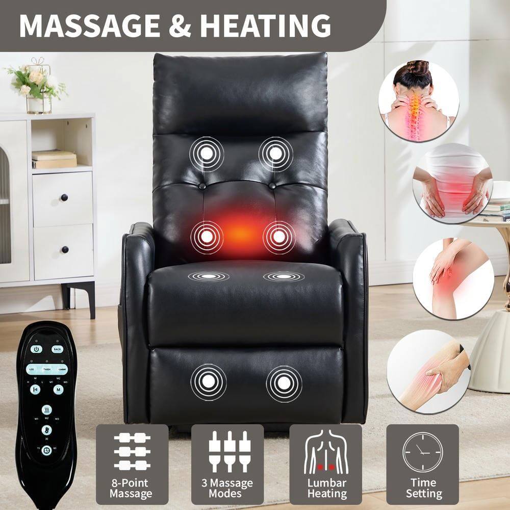 MASSAGE & HEATING

- 8-Point Massage
- 3 Massage Modes
- Lumbar Heating
- Time Setting