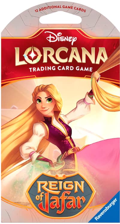 Disney Lorcana: Reign of Jafar Sleeved Booster Styles May Vary Disney Lorcana: Reign of Jafar Sleeved Booster Styles May Vary