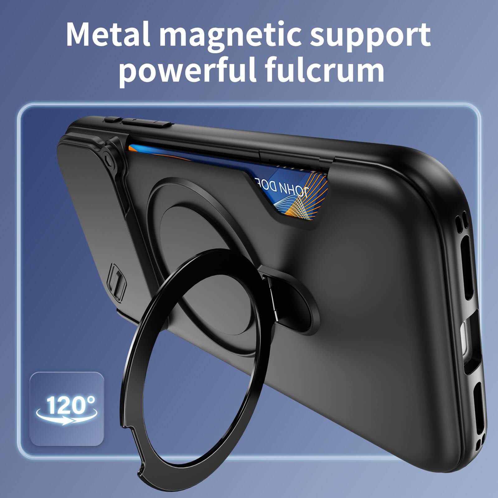 Metal magnetic support powerful fulcrum  
DOF  
120°