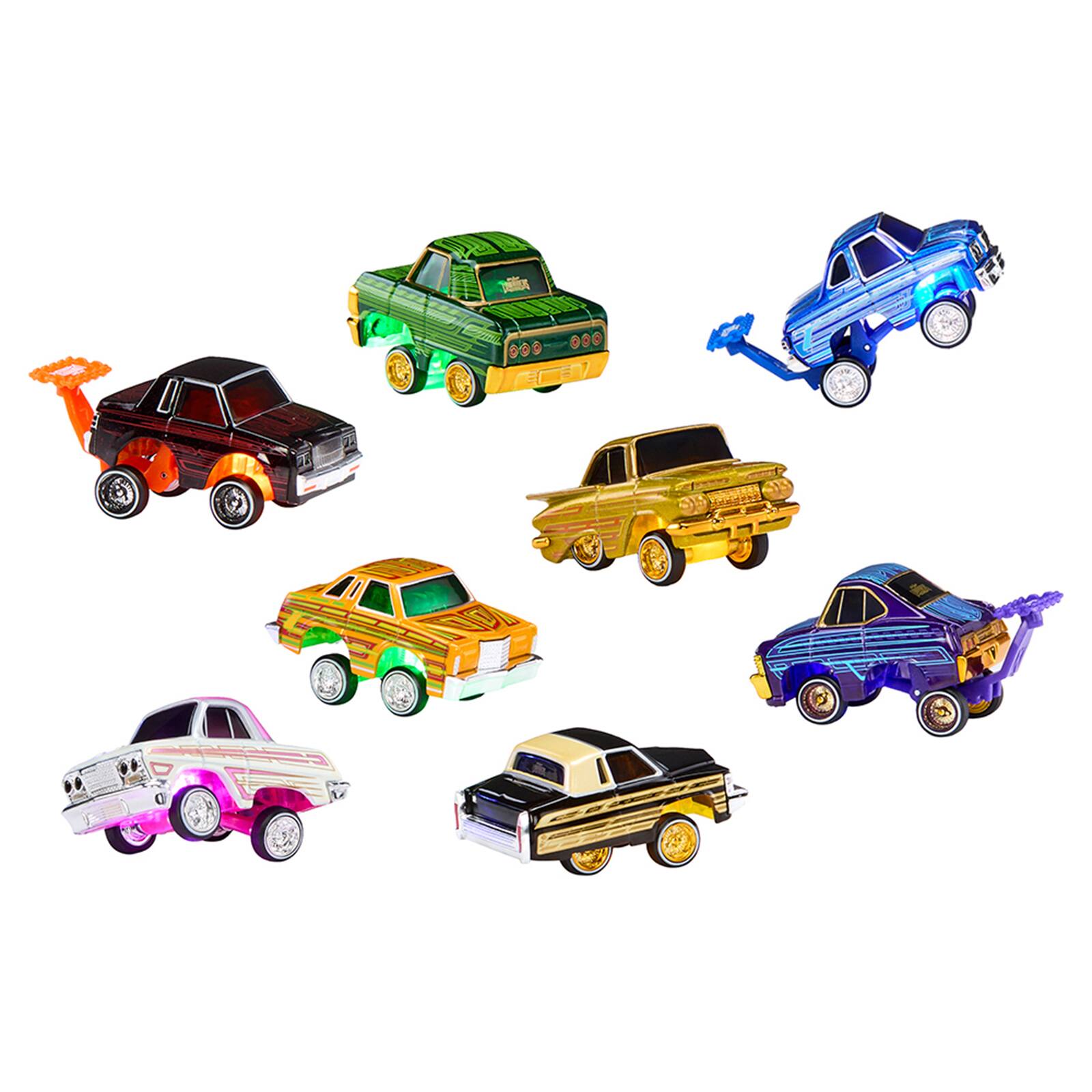 Alt View 2. Car Tuned - "Lowriders Show Glow" Series 3 Set of 8 Pieces Diecast Model Cars by CarTuned.