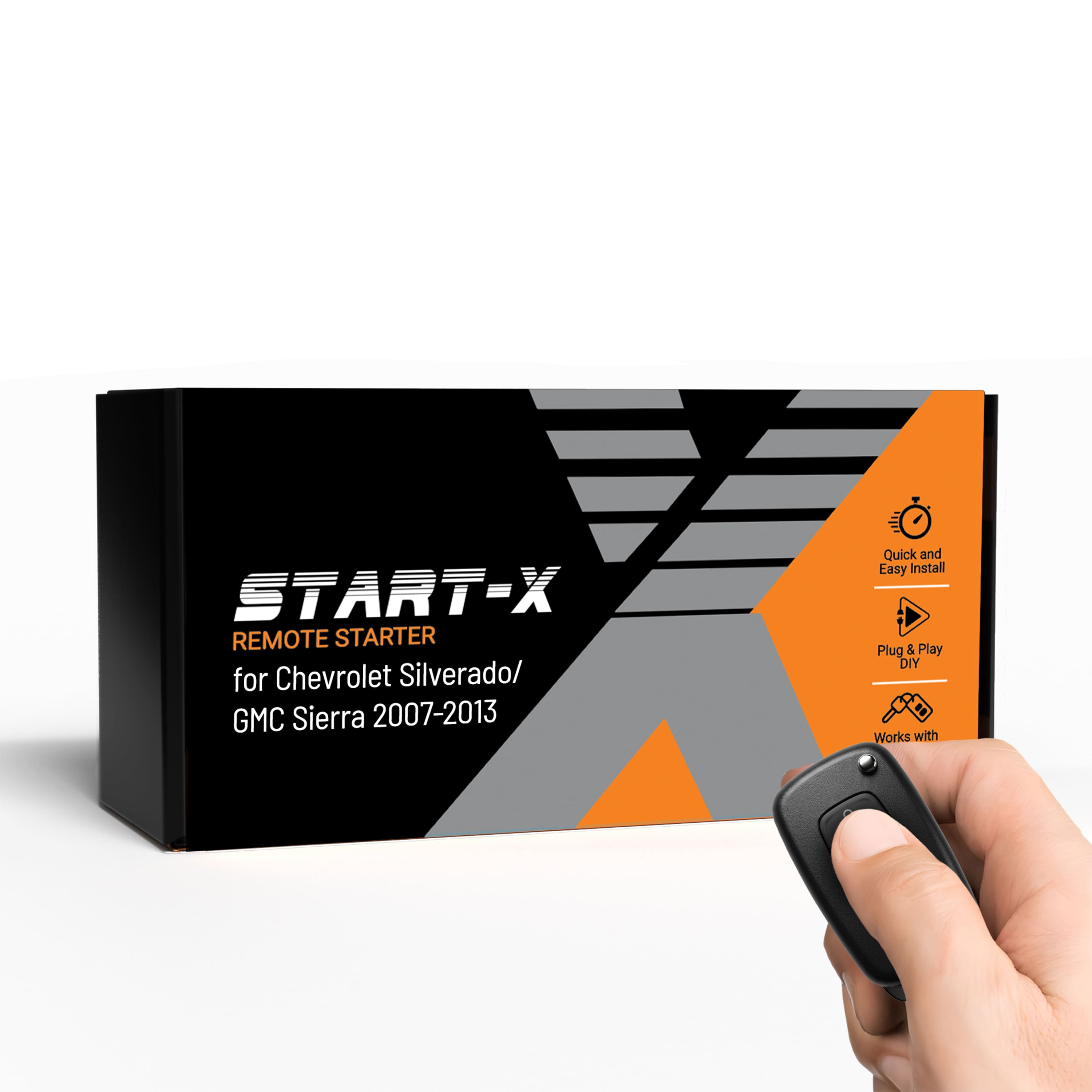 START-X REMOTE STARTER for Chevrolet Silverado/ GMC Sierra 2007-2013

Quick and Easy Install

Plug & Play DIY

Works with
