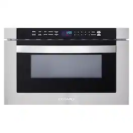COSMO - COS-12MWDSS 24 in. Haven Collection 1.2 cu. ft. Built-in Microwave Drawer, Touch Controls, Defrosting Rack - Stainless Steel