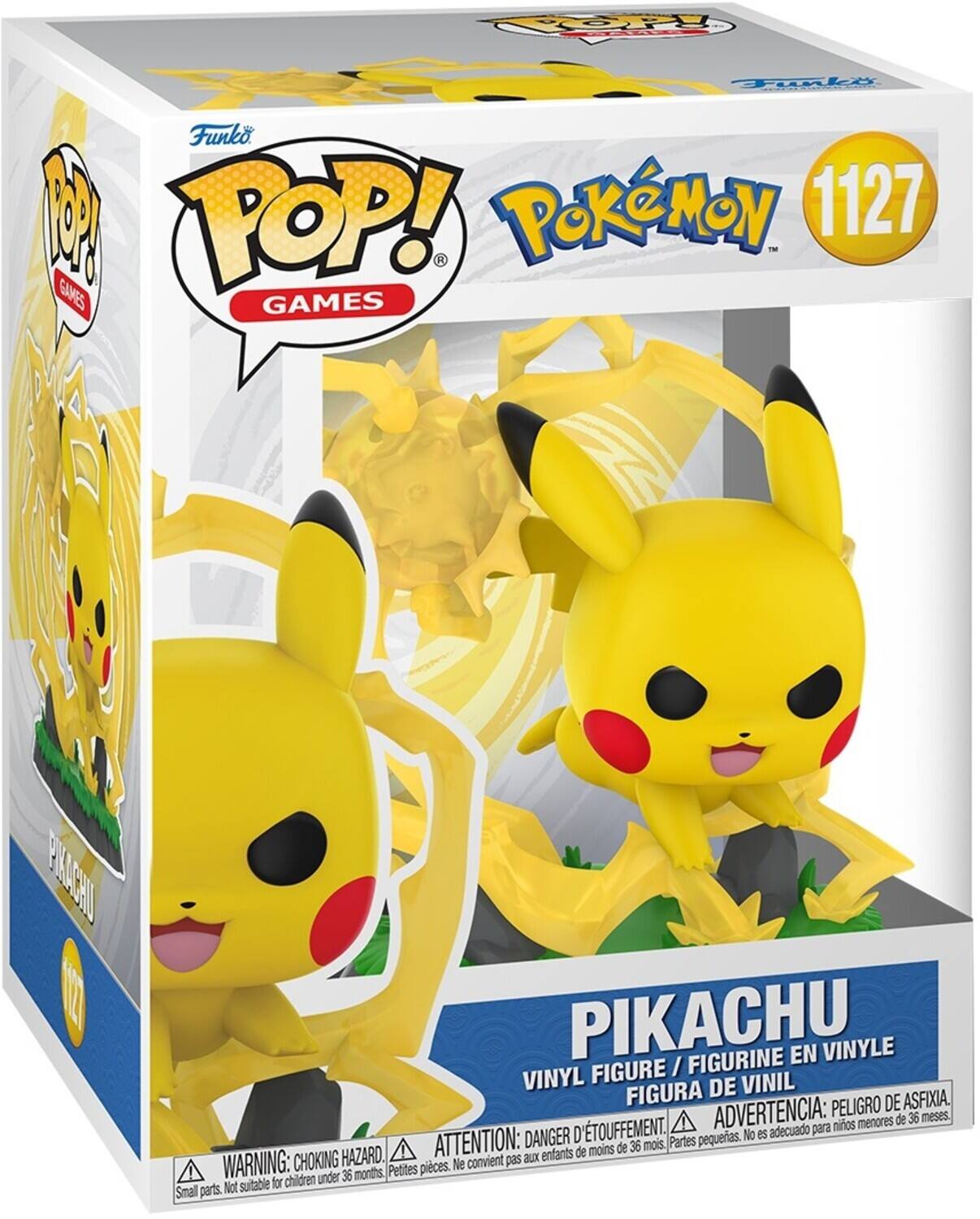 Funko POP! POKEMON 1127 TM SAME GAMES FILLC LCANO PIKACHU FIGURINE EN VINYLE FIGURE / VINYL DE VINIL FIGURA PELIGRO DE ASFIXIA D'ETOUFFEMENT. ADVERTENCIA: para niños menores de 36 meses DANGER pequeñas. No es adecuado HAZARD. ATTENTION: aux enfants de moins de 36 mois, Partes WARNING: CHOKING Petites pièces. Ne convient pas children under 36 months. Not suitable for Small parts.