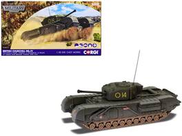Corgi - Churchill Mk.IV Tank "To Catch a Tiger Toledo C Sqn 14 Troop 21st Army Tank Brigade Tunisia 1943" Military Legends 1/50 - Multi