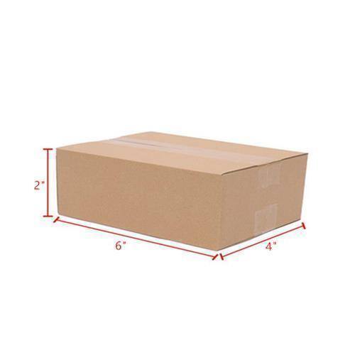 Alt View 3. Winado - 100 6x4x2 Corrugated Cardboard Packaging Shipping Packing Mailing Box Carton for USPS FedEx Packing Mailing Shipping - Yellow.