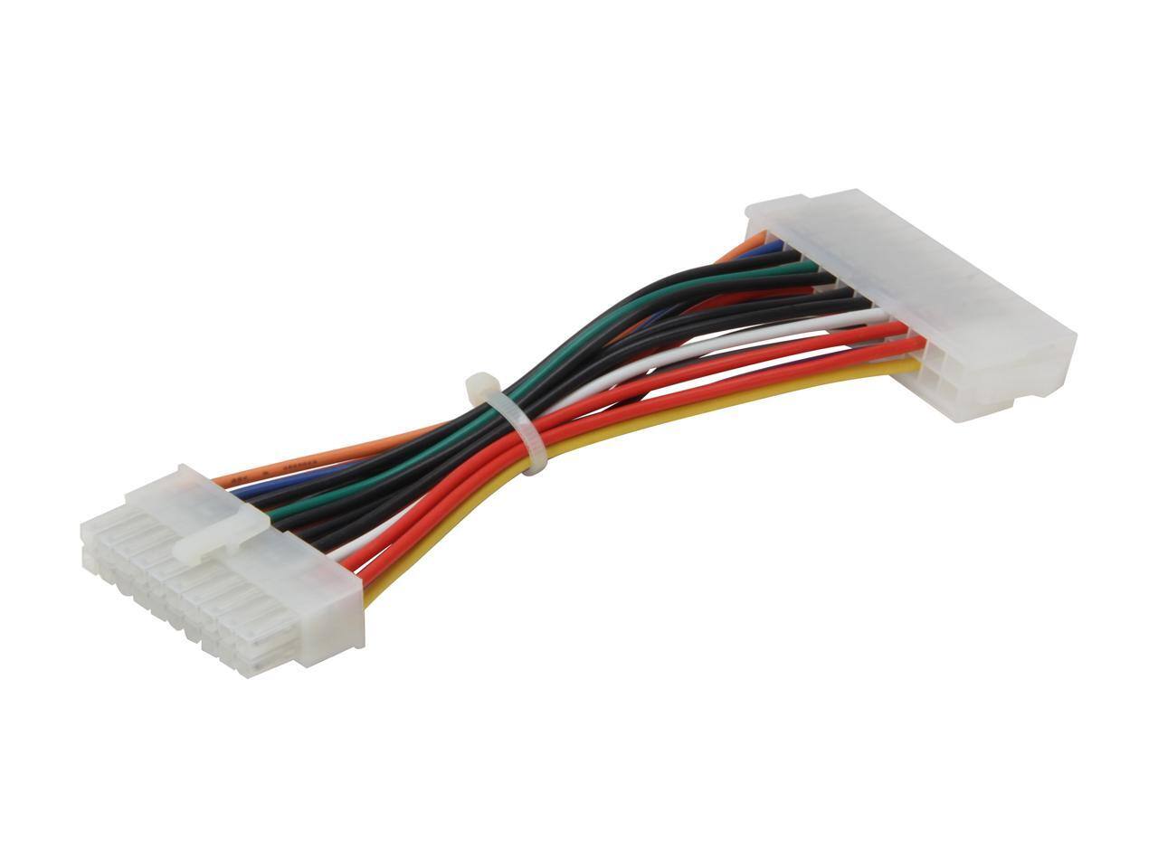 Alt View 1. Nippon Labs - Nippon Labs POW-10206 6" 20 Pin Female to 24 Pin Male ATX Power Extension cable - OEM.