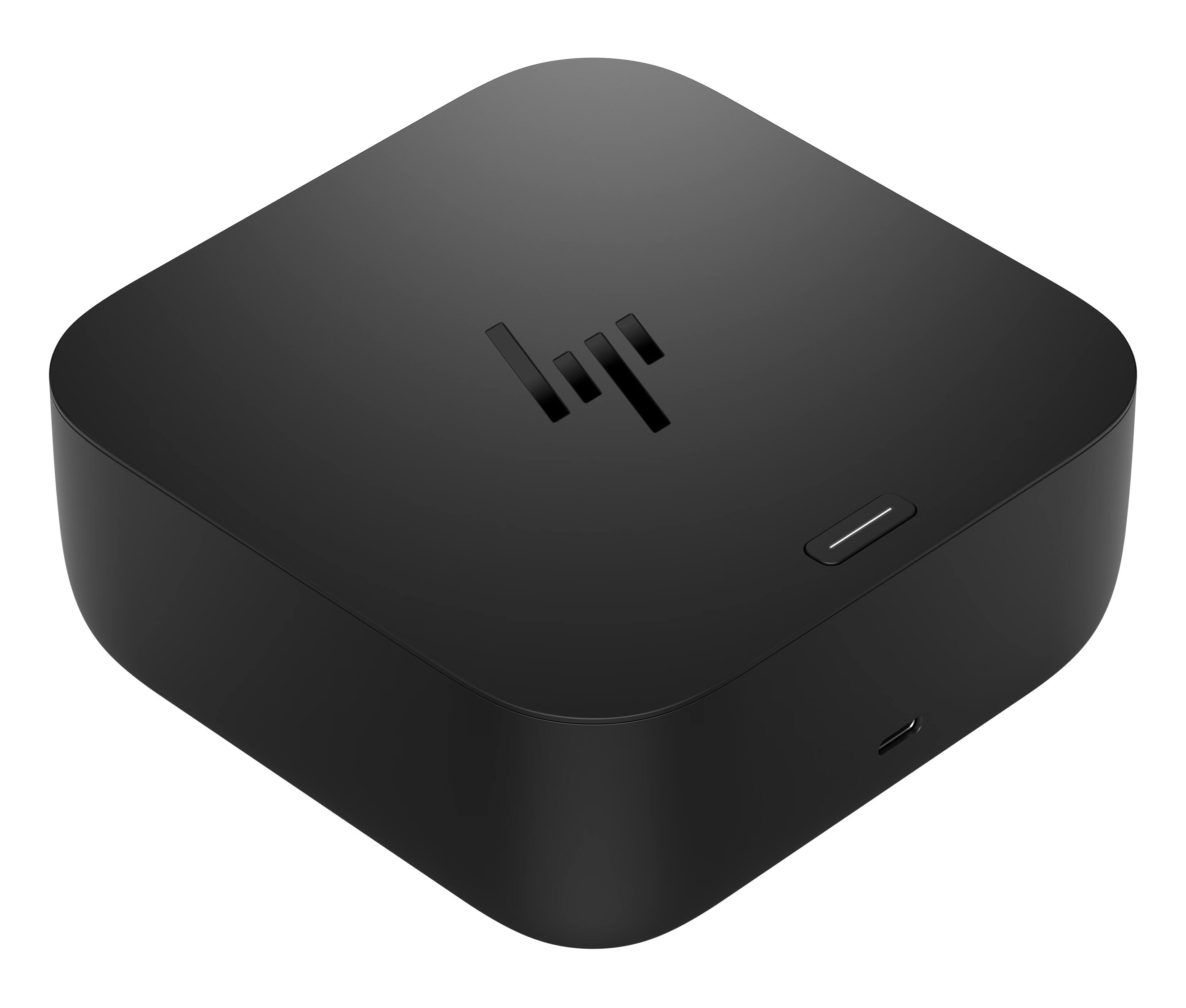 Alt View 4. HP - HP USB-C 100W G6 Docking Station BS7S5AA#ABA Bundle with Dockztorm Hub, HDMI, DisplayPort, Ethernet, USB-A Ports - Black.