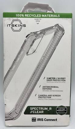 Itskins - Spectrum R Clear Case for Iris Connect 10ft Drop Protection - Tranparent or Clear