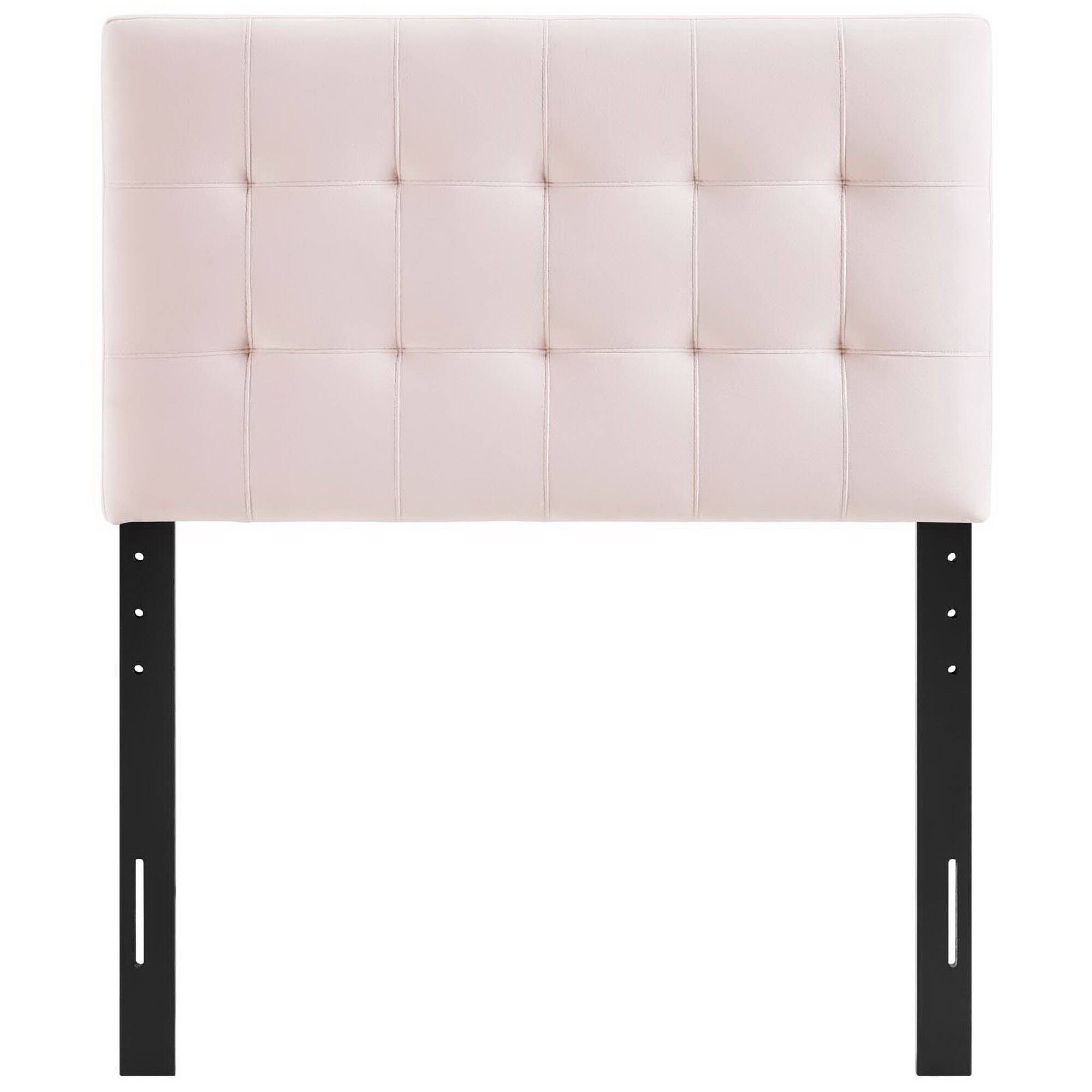 Alt View 2. Modway - Lily Biscuit Tufted Performance Velvet Twin Headboard by Modway - Red.