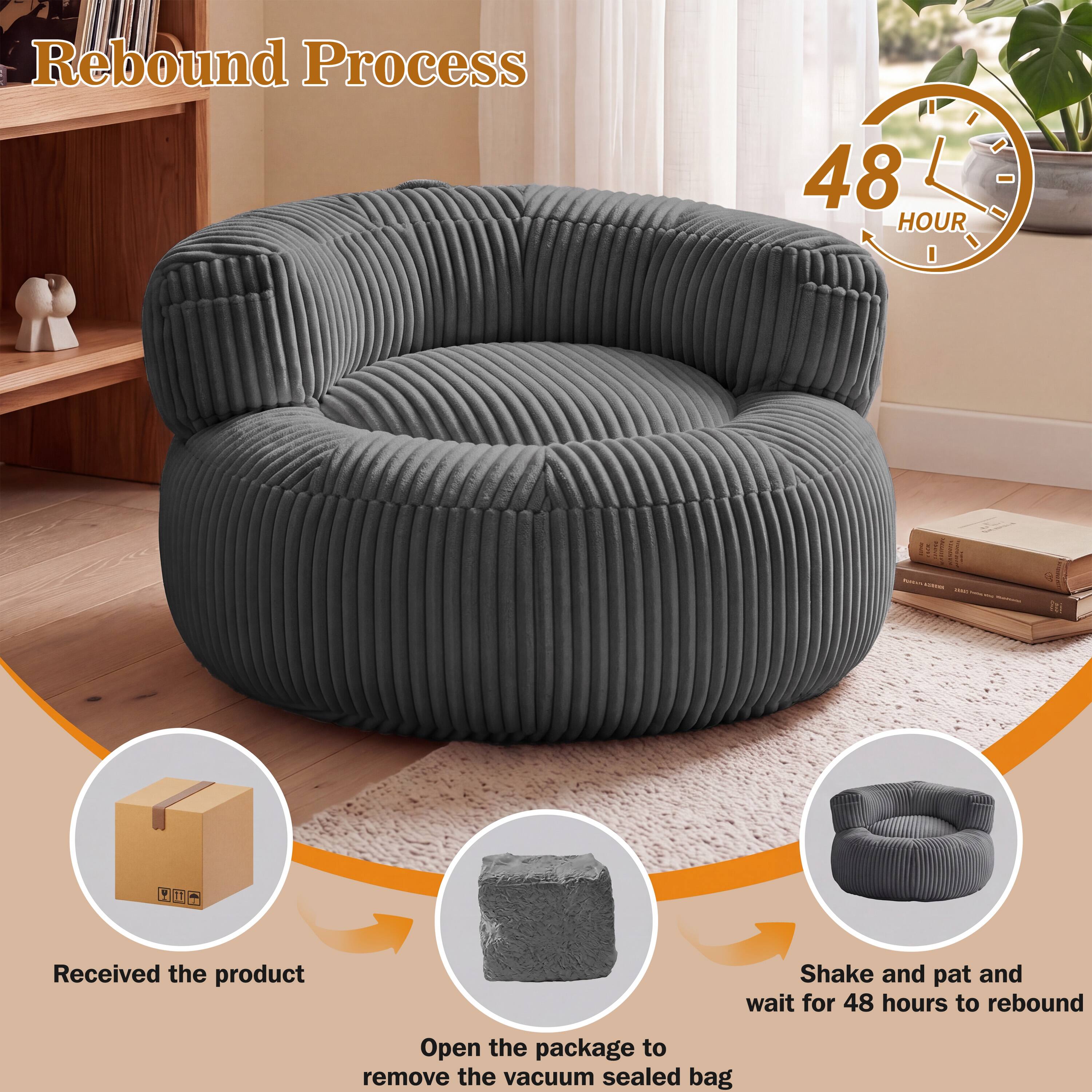Rebound Process

48 HOUR

- Received the product
- Open the package to remove the vacuum sealed bag
- Shake and pat and wait for 48 hours to rebound