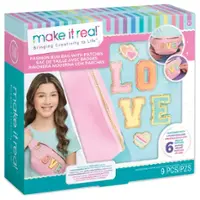 Make It Real - Fashion Bum Bag with Patches Craft Kit, 9 Pieces - Front_Zoom
