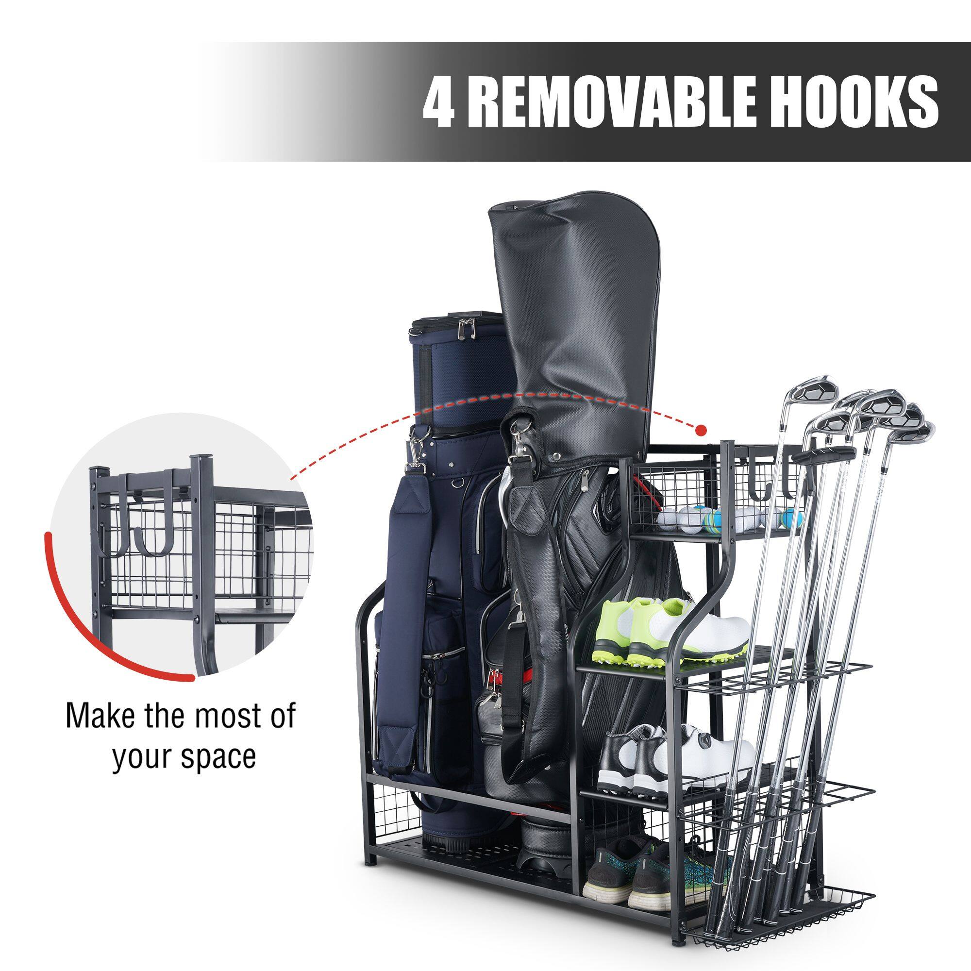 4 REMOVABLE HOOKS

Make the most of your space