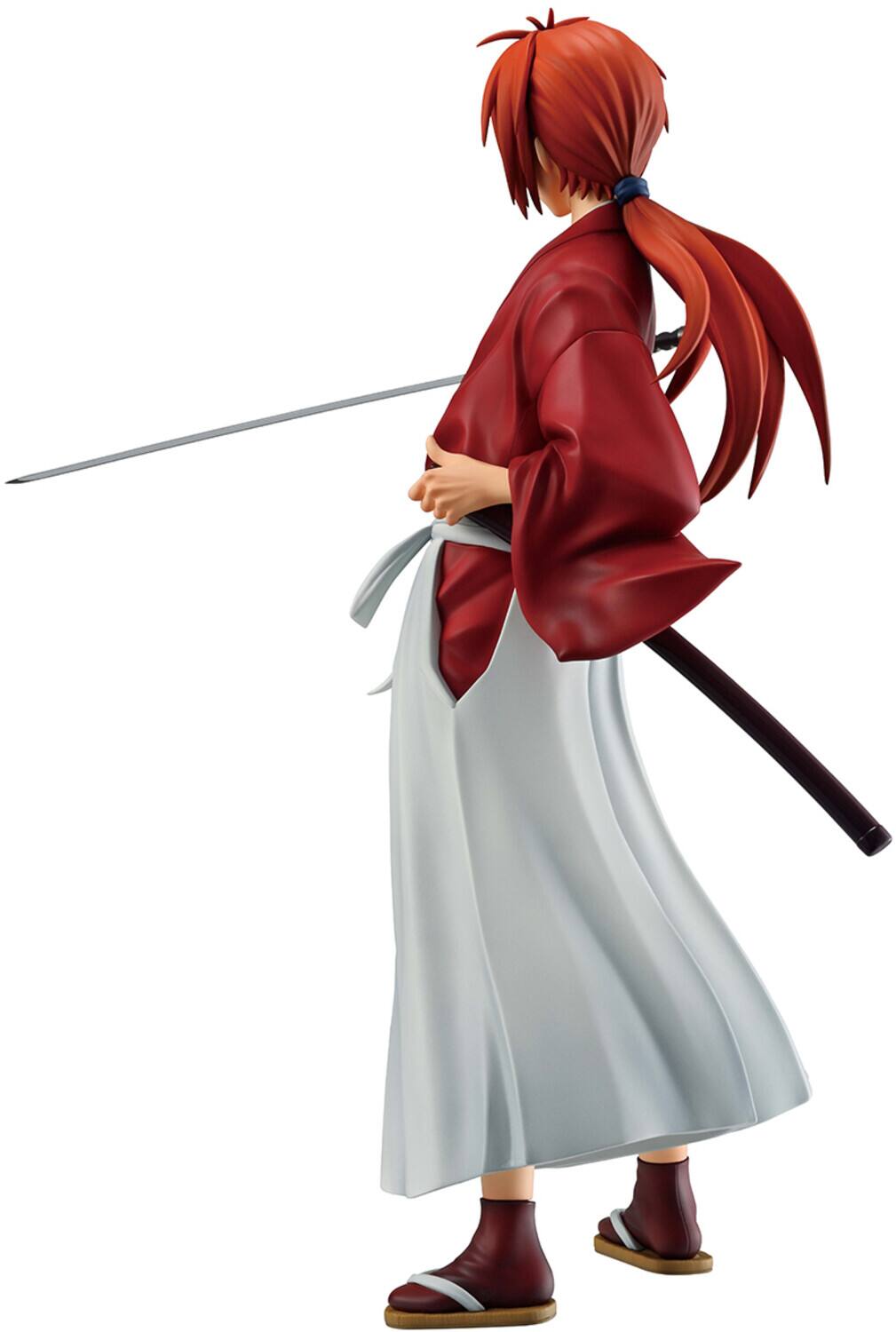 Alt View 2. Bandai - Ichibansho - Rurouni Kenshin - Masterlise - Kenshin Himura Drawn Sword ver. Figure   - COLLECTIBLES - Multicolor.