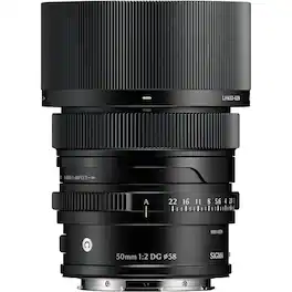 Sigma - 50mm f/2 DG Contemporary Lens for L Mount, Black
