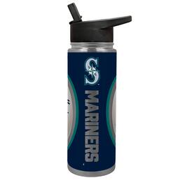 Great American Products - Seattle Mariners 24oz. Jr. Thirst Game Ball Hydration Bottle - White