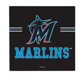 Evergreen Enterprises - Miami Marlins 12" x 12" Wood Wall Sign - Multicolor