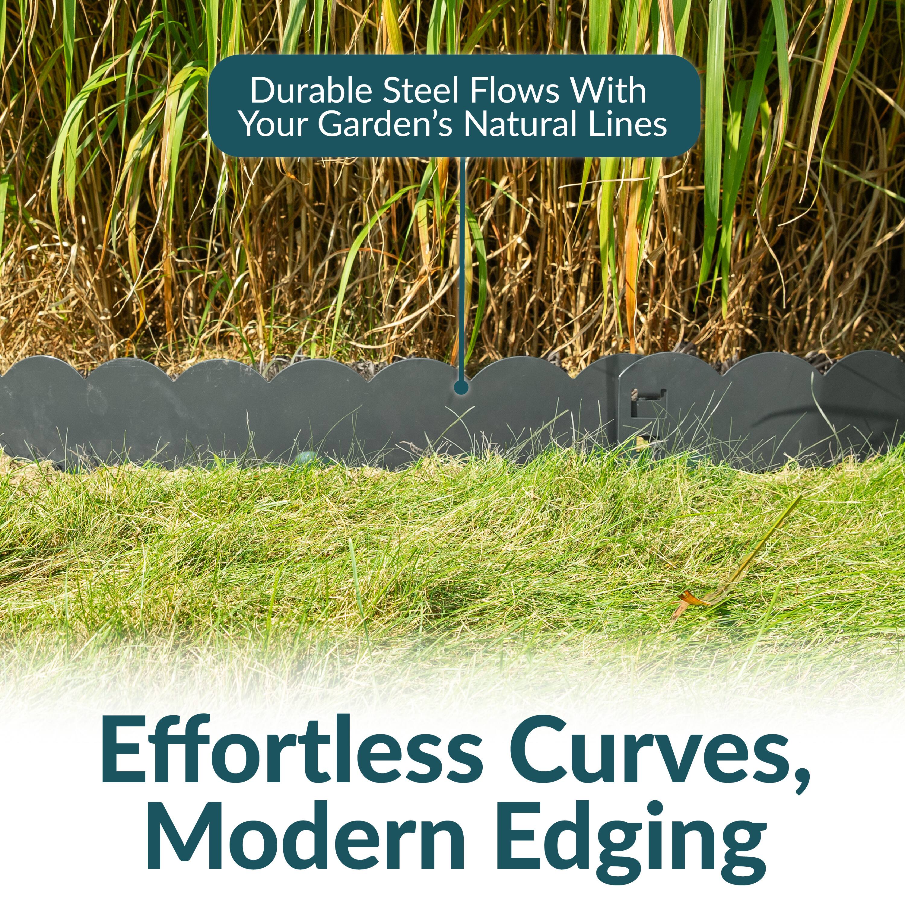 Durable Steel Flows With Your Garden's Natural Lines

Effortless Curves, Modern Edging