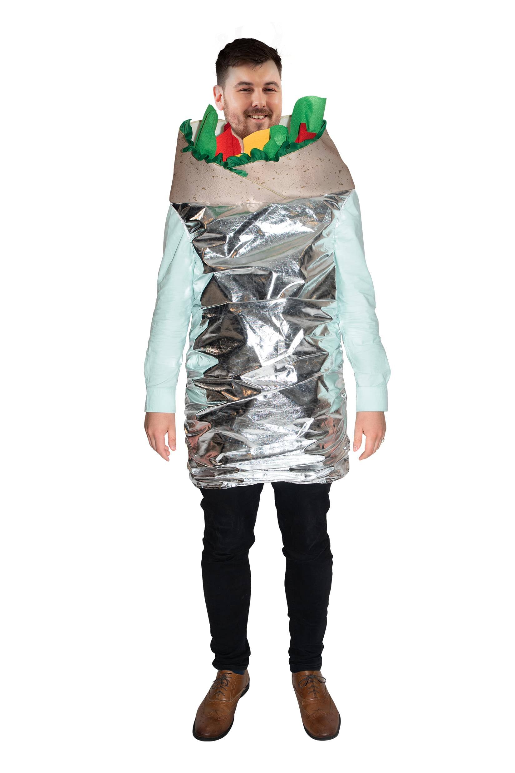 Orion Costumes - Burrito Costume For Adults | Easy Pull Over Design | Sized To Fit Most Adults - Silver price history on PriceWatchPro