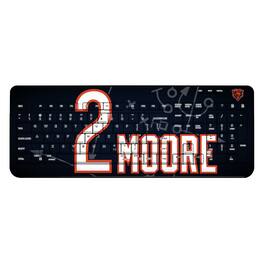 Keyscaper - D.J. Moore Chicago Bears Wireless Keyboard - Black
