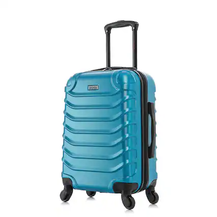 Front. InUSA - Endurance Lightweight Hardside Spinner Luggage 24" - Teal.