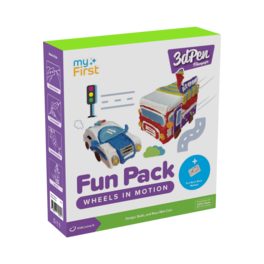 Fun Pack Filament for myFirst 3dPen Make (Wheels in Motion) - 3dPen is not included