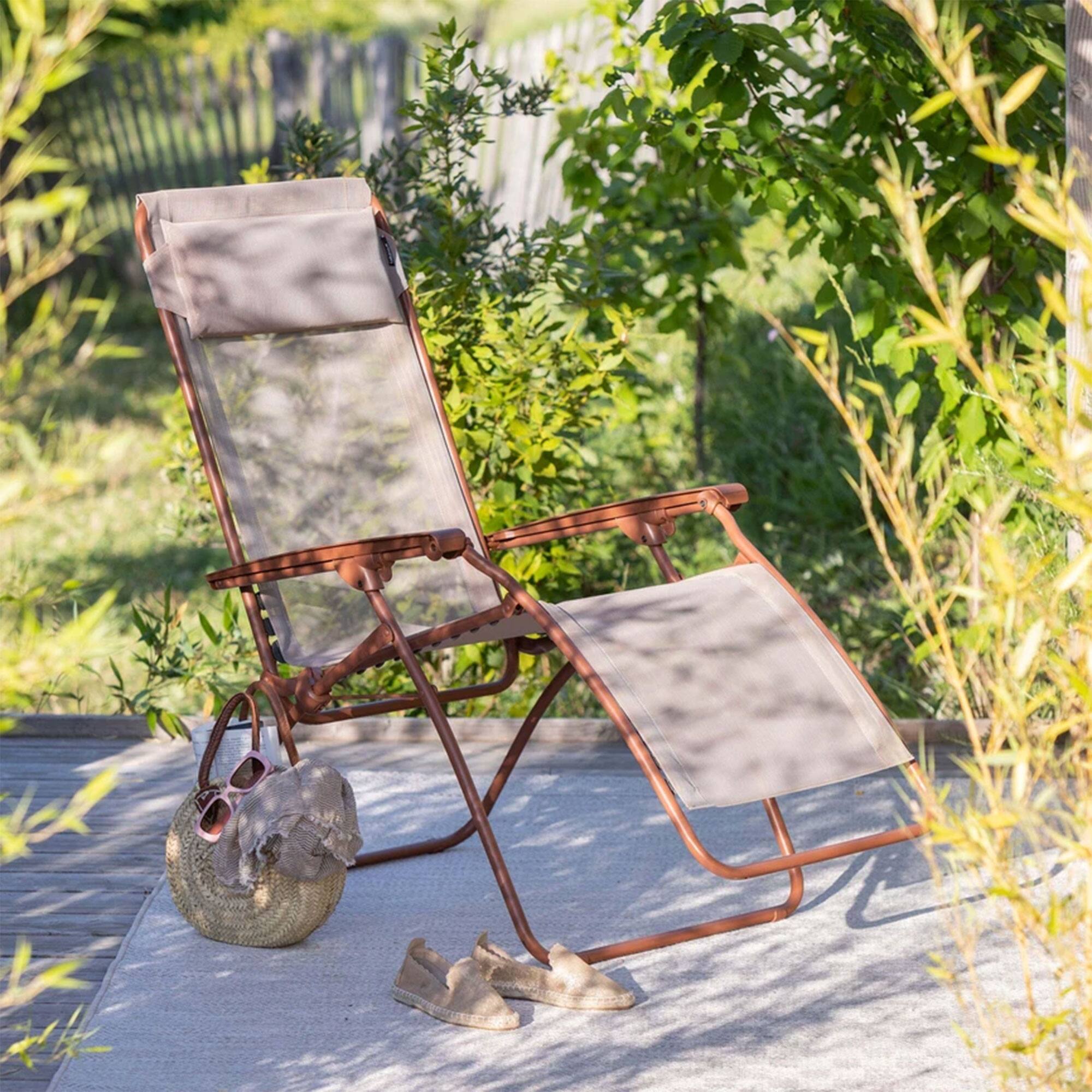 Lafuma R Clip Reclining Foldable Zero Gravity Relaxation Patio