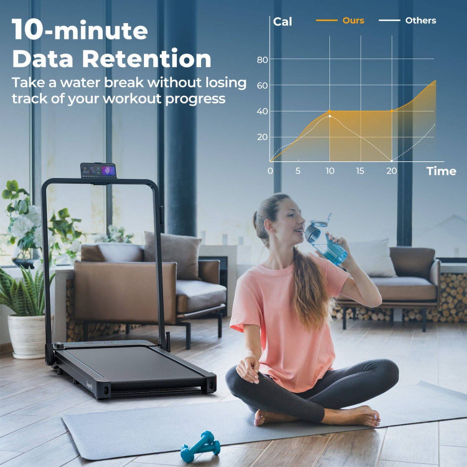 10-minute Data Retention  
Take a water break without losing track of your workout progress  

Cal  
Ours Others  
0 5 10 15 20 Time