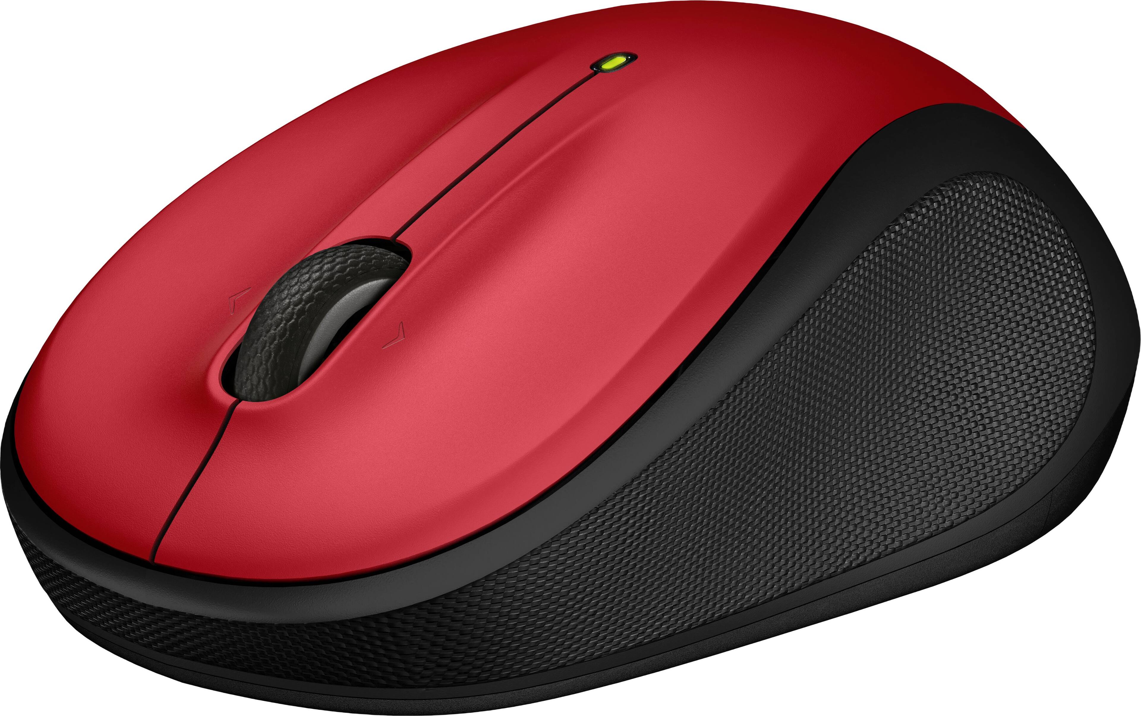 Alt View 3. Logitech - M325s Wireless Optical Compact Ambidextrous Mouse - Red.