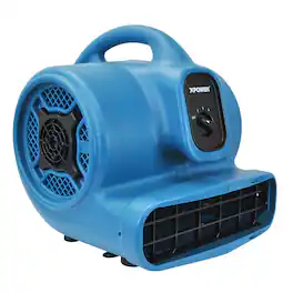 XPOWER - P-400 1/4 HP 1600 CFM 3 Speed Air Mover, Carpet Dryer, Floor Fan, Blower - Blue