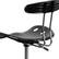 Alt View 15. Alamont Home - Bradley Contemporary Plastic Drafting Stool - Black.