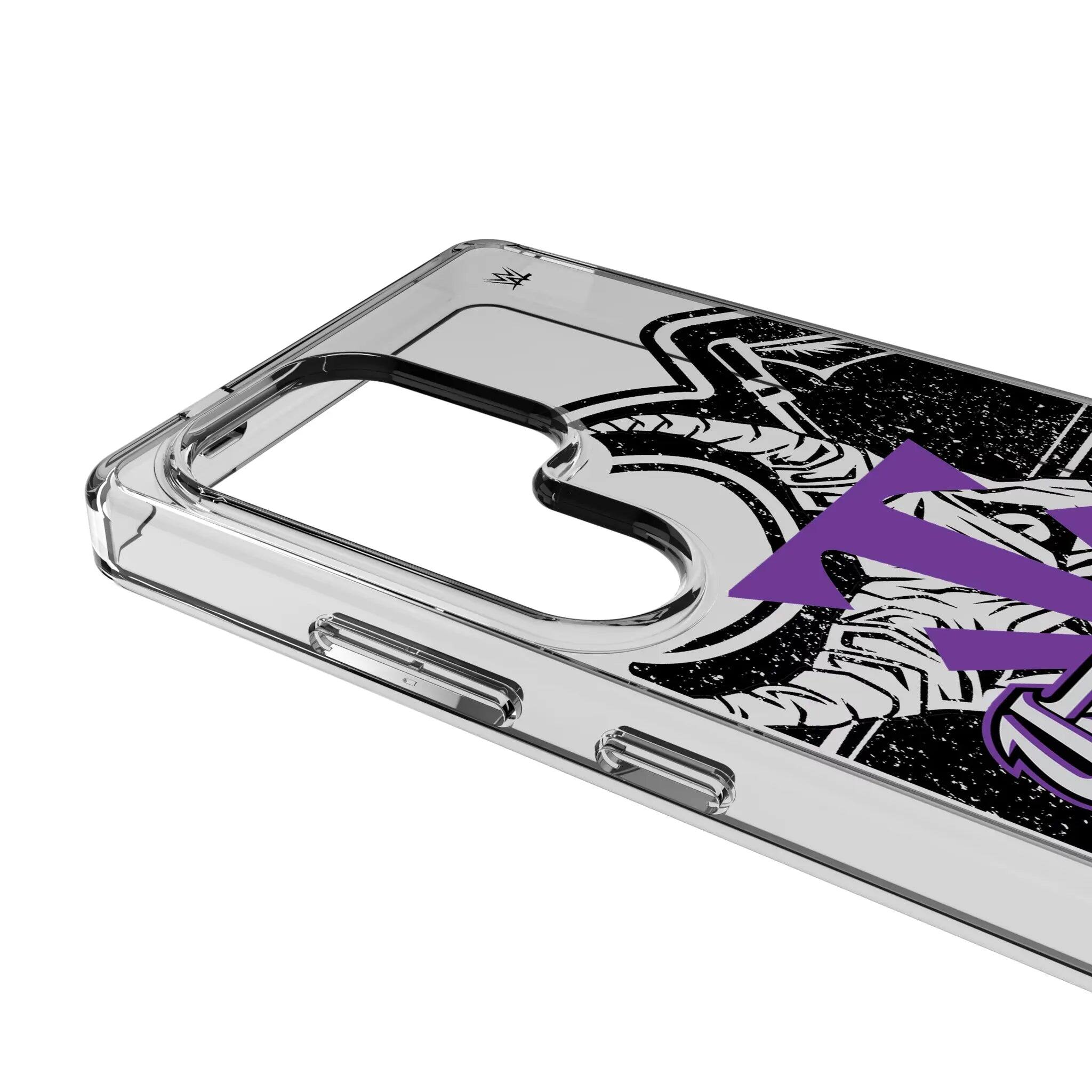 Left. Keyscaper - WWE Impact Clear Phone Case - Samsung Galaxy S24+ - Undertaker.