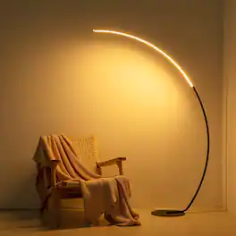 Lamp Depot - RGBW Color-changing Arched Floor Lamp